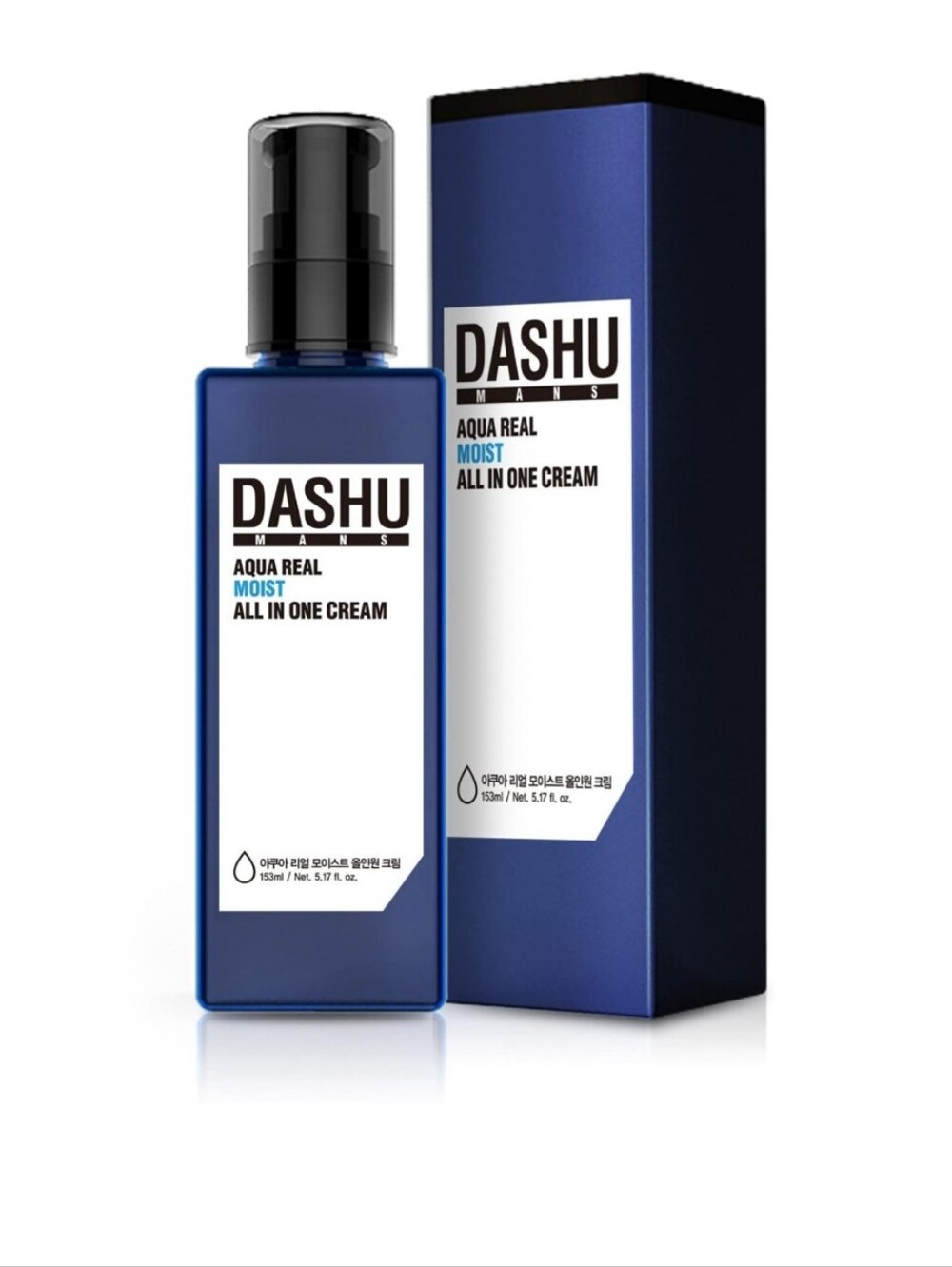 DASHU Aqua Real Moist All In One Cream for men - Blue Bottle